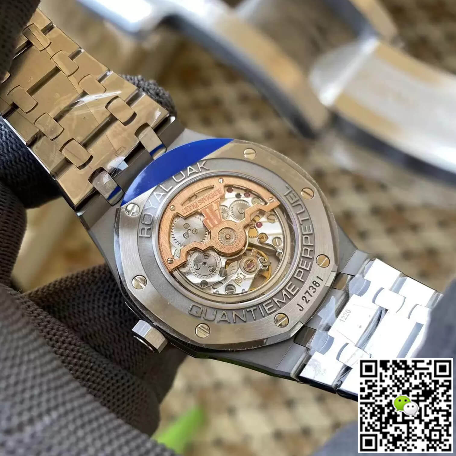 Best Replica Replica Audemars Piguet Royal Oak 26613ST.OO.1220ST.01 1:1 Best Edition APS Factory Cyan Blue Dial - Colareps