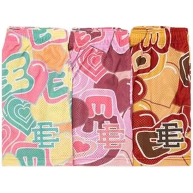 Best Replica Eric Emanuel heart logo shorts 3 colors - Colareps