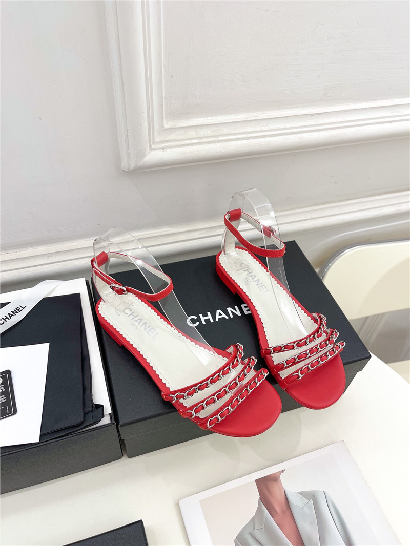 Best Replica Chanel counter catwalk style chain sandals - Colareps