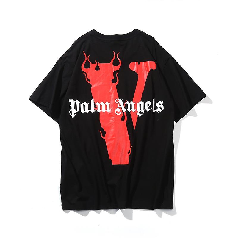 Best Replica Vlone Palm Angels Red V Tee - Colareps