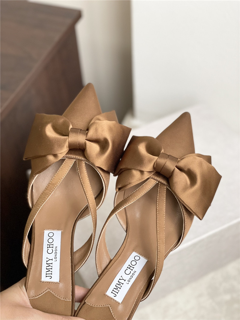 Best Replica jimmy choo bow heels dupe bow-embellished sandals - Colareps