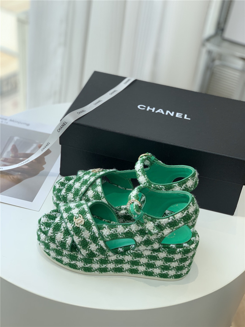 Best Replica chanel platform sandals - Colareps