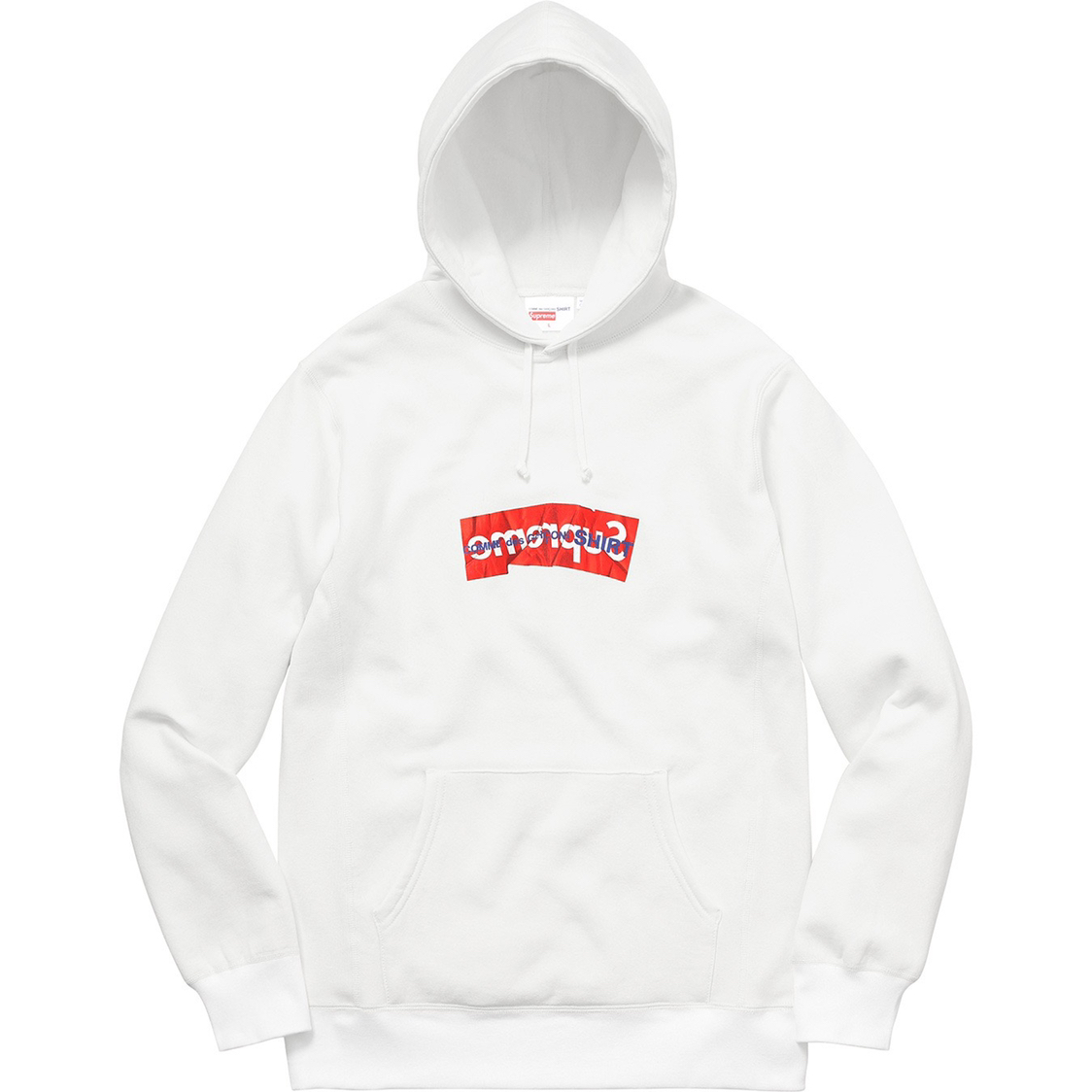 Best Replica SUPREME x CDG 17SS BOX LOGO HOODED SWEATSHIRT - Colareps