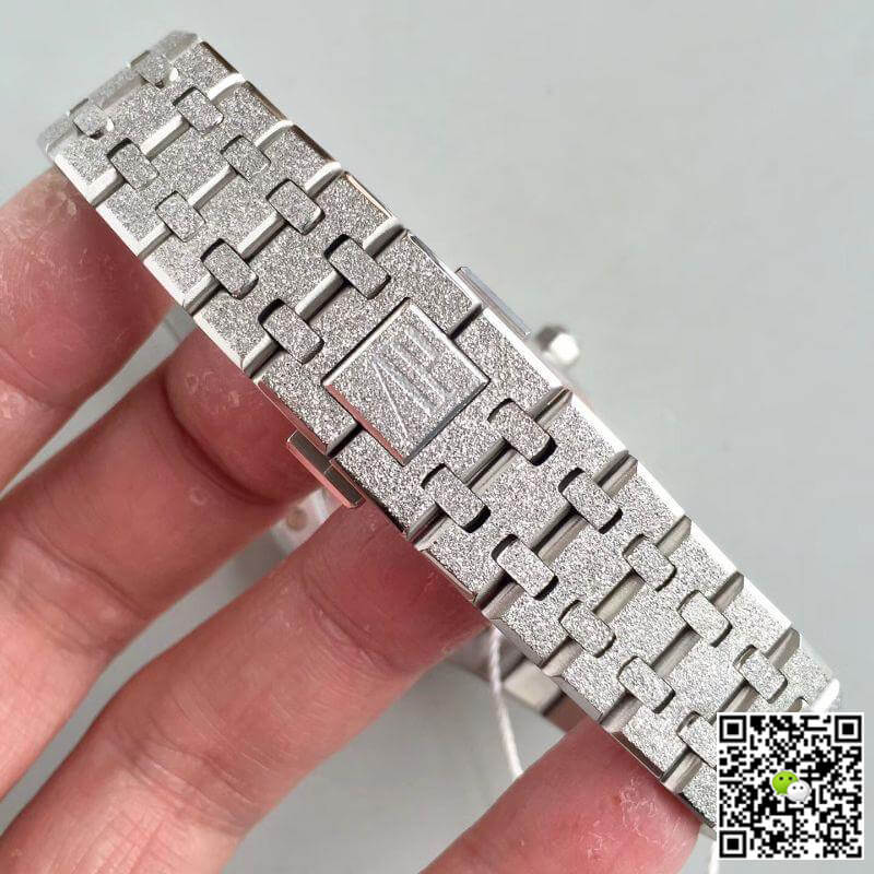 Best Replica Replica Audemars Piguet Royal Oak 15454BC.GG.1259BC.01 OM Factory 1:1 Best Edition Swiss ETA3120 Black Textured Dial - Colareps