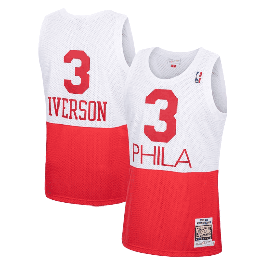 Best Replica ALLEN IVERSON PHILADELPHIA 76ERS THROWBACK JERSEY - Colareps