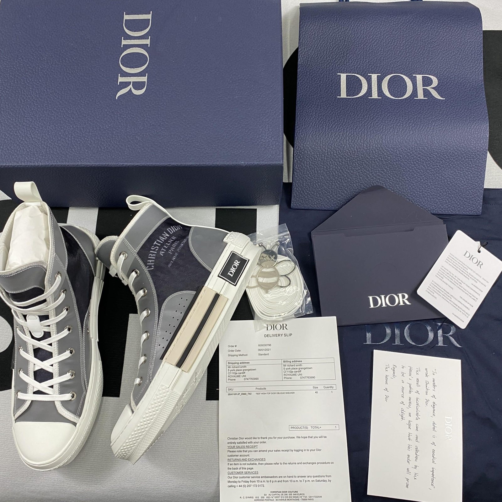 Best Replica Dior B23 High Top Sneaker 16 - Colareps