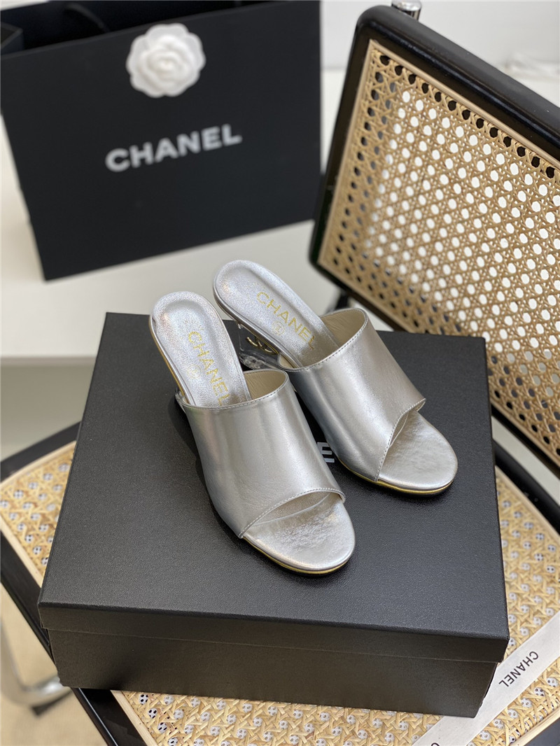 Best Replica chanel crystal heel sandals - Colareps