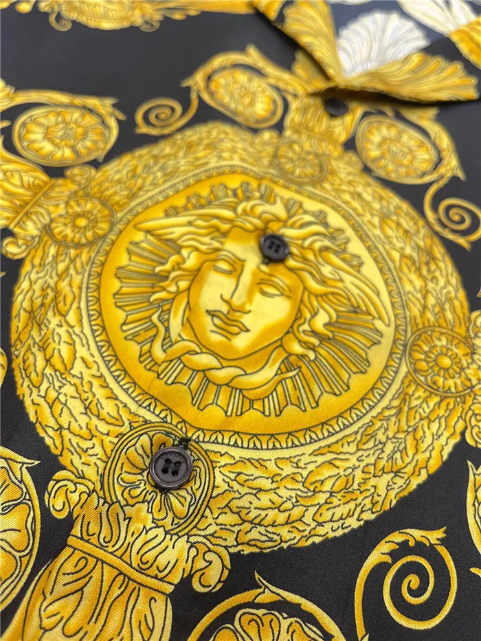 Best Replica 2023ss Versace Pure Silk Shirt - Colareps