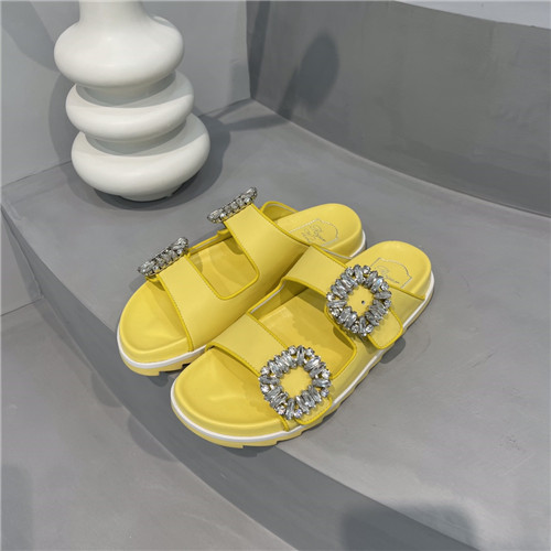 Best Replica roger vivier diamond buckle slippers - Colareps