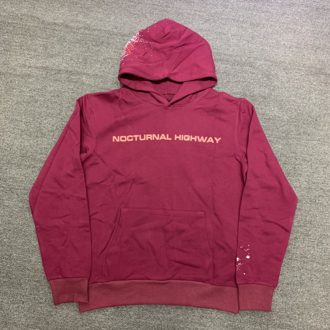 Best Replica Pink spider web capital five supper hot street hoodie - Colareps