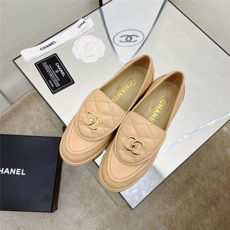 Best Replica chanel classic diamond logo loafers - Colareps