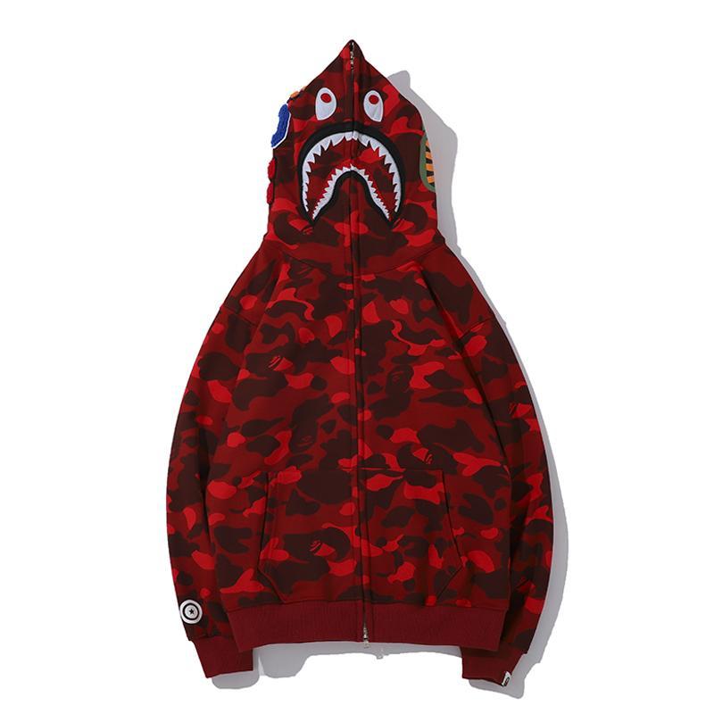 Best Replica BAPE 1st Camo Shark Full Zip Hoodie - Colareps
