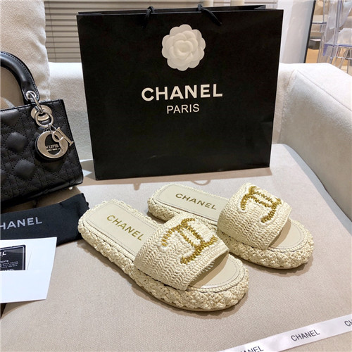 Best Replica chanel hand woven slippers - Colareps