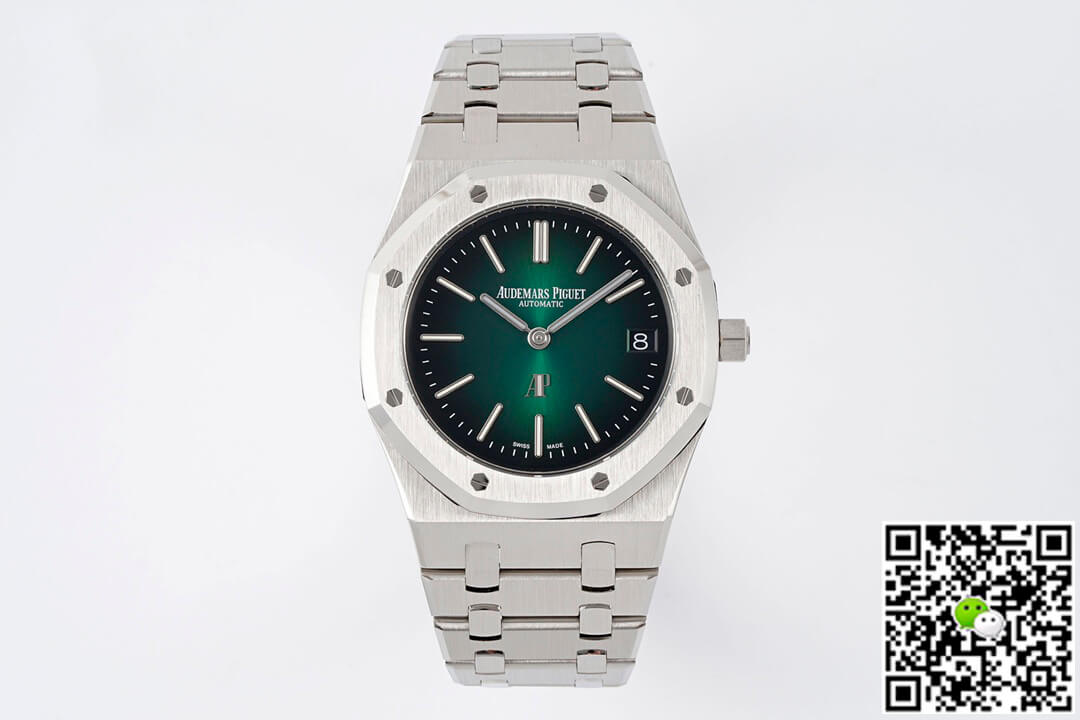Best Replica Replica Audemars Piguet Royal Oak 16202PT.OO.1240PT.01 1:1 Best Edition ZF Factory Green Dial - Colareps