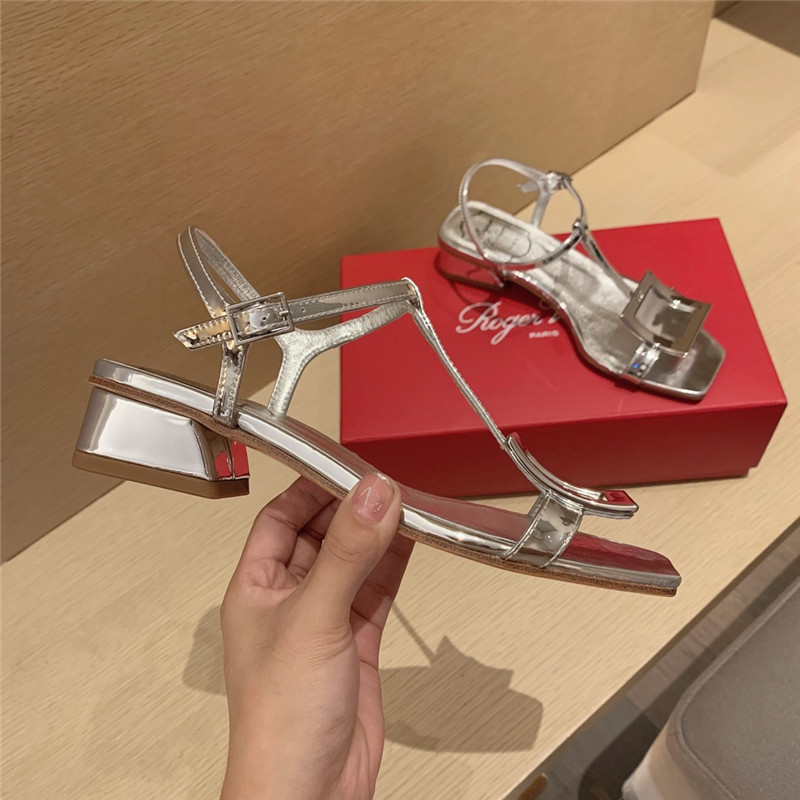 Best Replica Roger vivier Dupes square buckle sandals - Colareps
