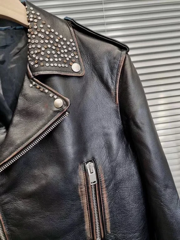 Best Replica Saint Laurent Replica Leather Jacket - Colareps