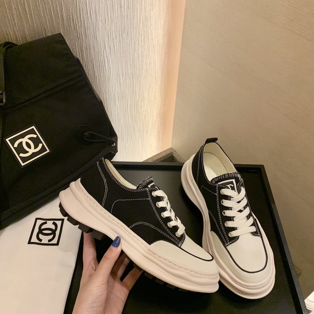 Best Replica chanel canvas sneakers - Colareps