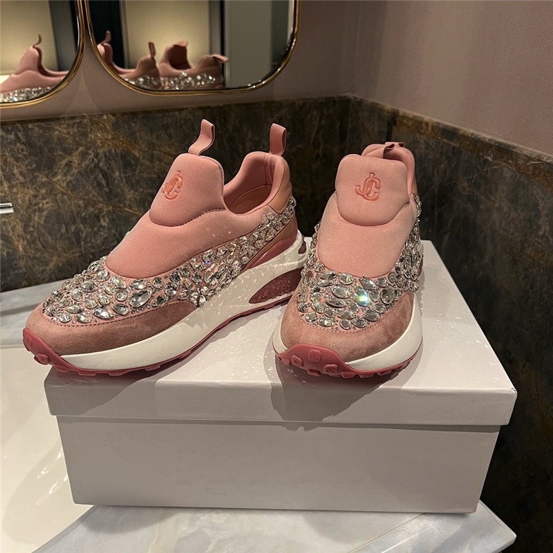 Best Replica jimmy choo crystal low-top sneakers - Colareps