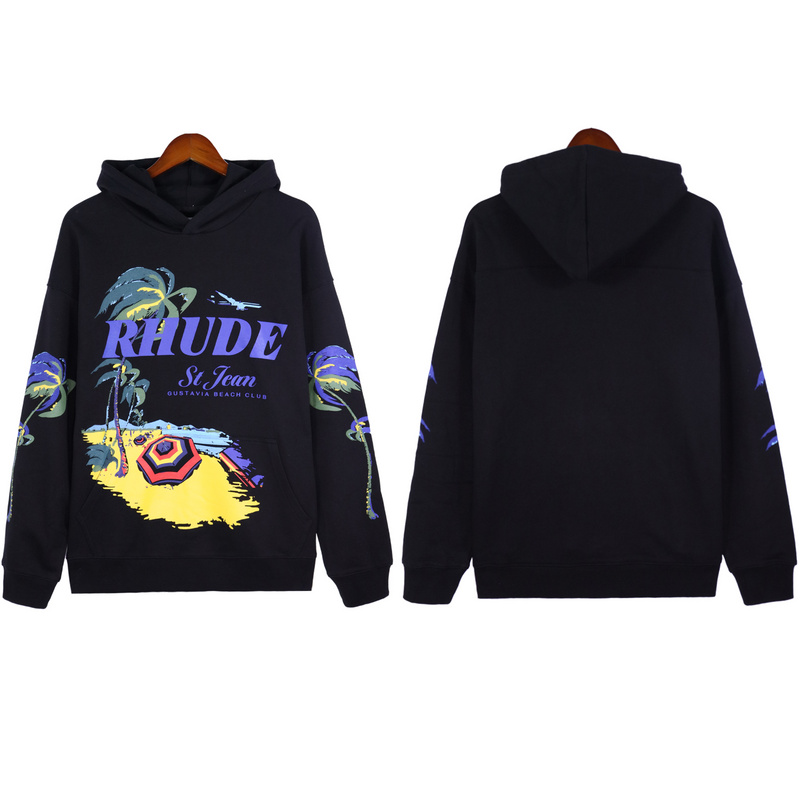 Best Replica Rhude Replica Printed Pullover Sweatshirt 2 colors - Colareps
