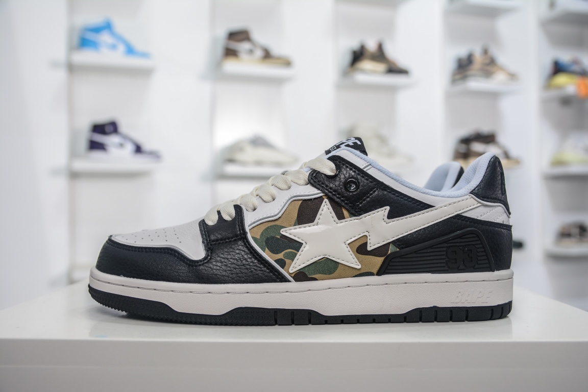 Best Replica A Bathing Ape Bape SK8 Sta Black Camo - Colareps