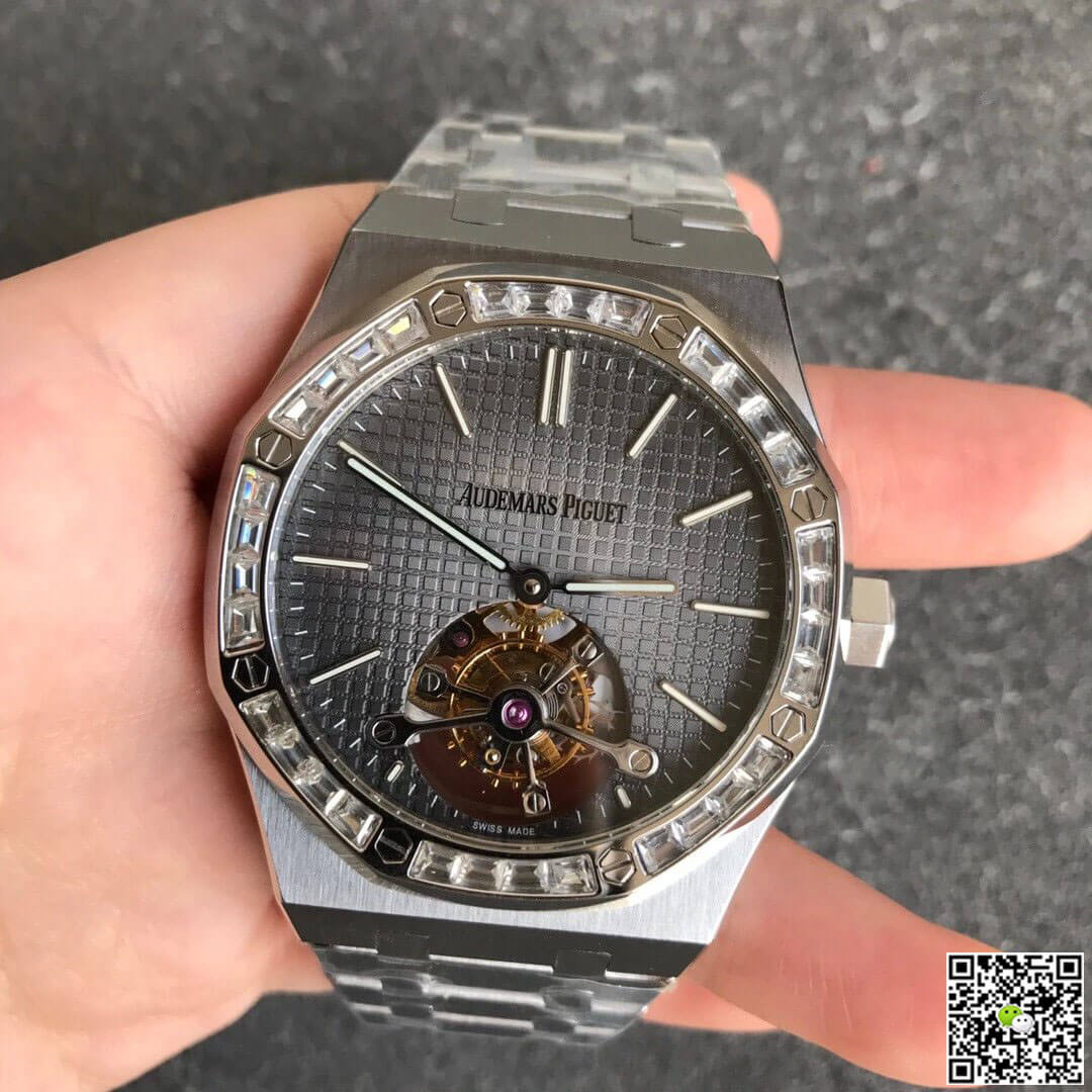 Best Replica Replica Audemars Piguet Royal Oak Tourbillon 26516PT.ZZ.1220PT.01 1:1 Best Edition R8 Factory Diamond - Colareps