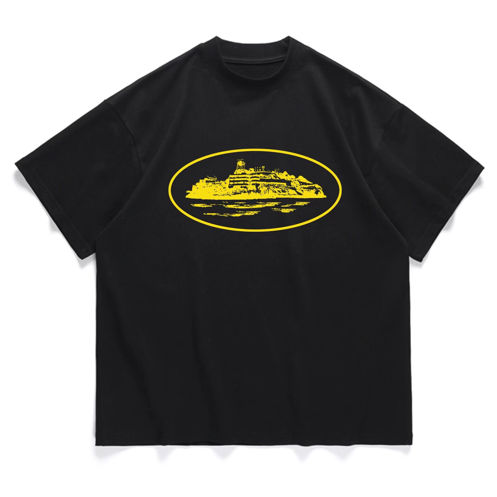 Best Replica Chest island print loose tee 4 colors - Colareps