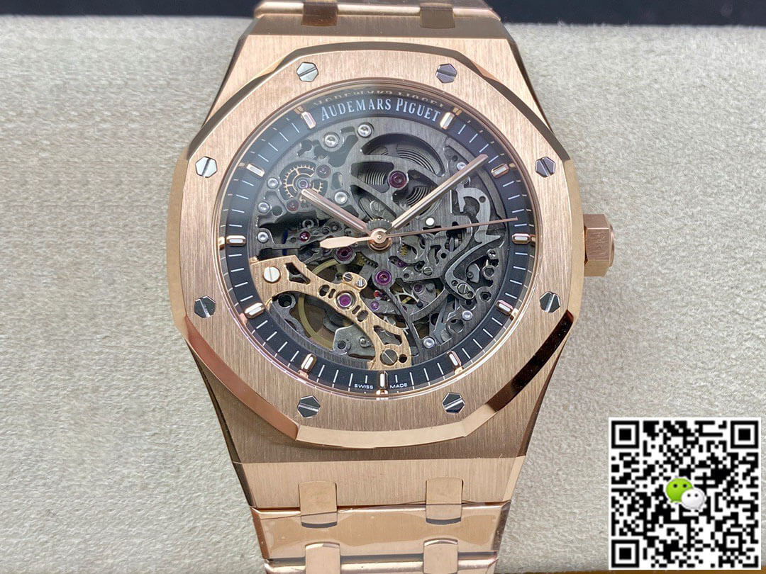 Best Replica Replica Audemars Piguet Royal Oak 15407OR.OO.1220OR.01 1:1 Best Edition APS Factory Dark Grey Dial - Colareps