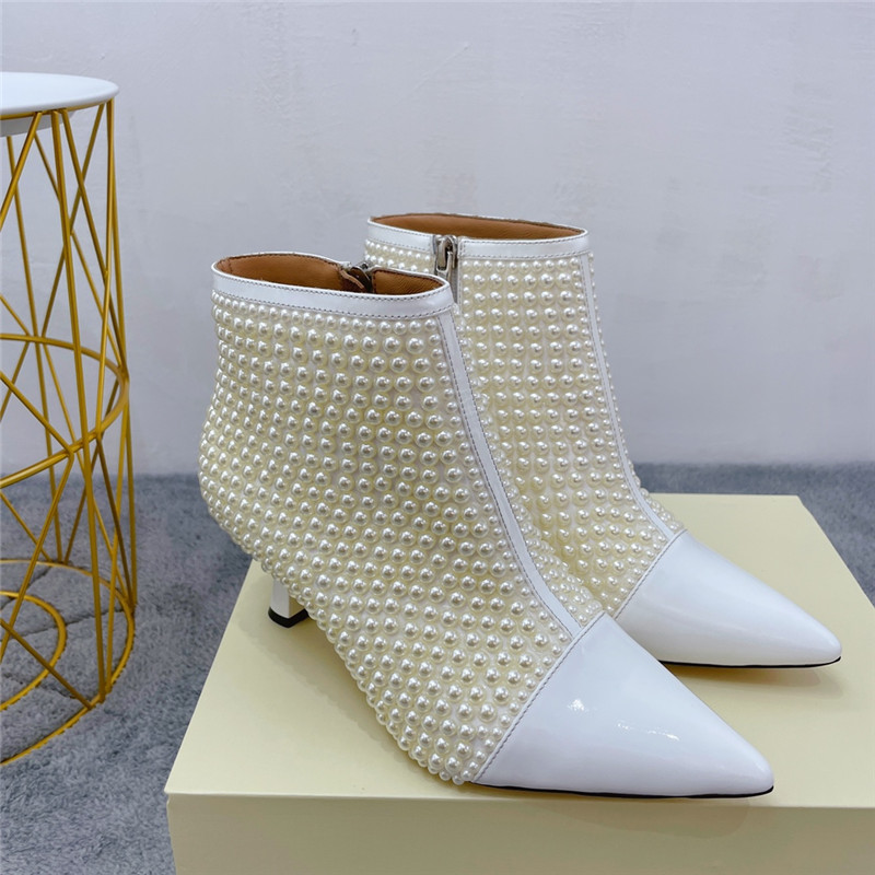 Best Replica jimmy choo pointed drill booties - Colareps