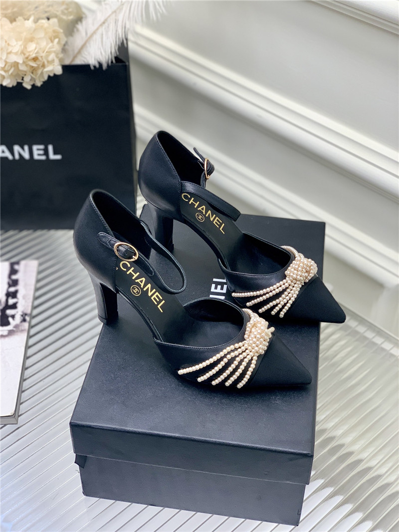 Best Replica Chanel counter latest pearl shoes - Colareps