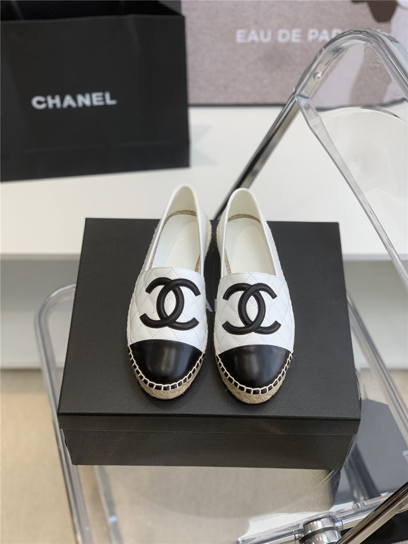 Best Replica chanel logo flat shoes - Colareps
