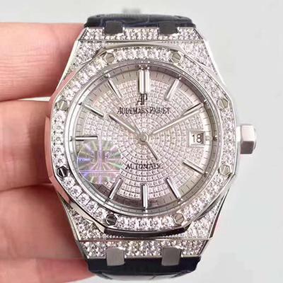 Best Replica Audemars Piguet Replica 15452BC.ZZ.D019CR.01 JF Factory Men Watches 1:1 Best Edition Swiss ETA3120 - Colareps