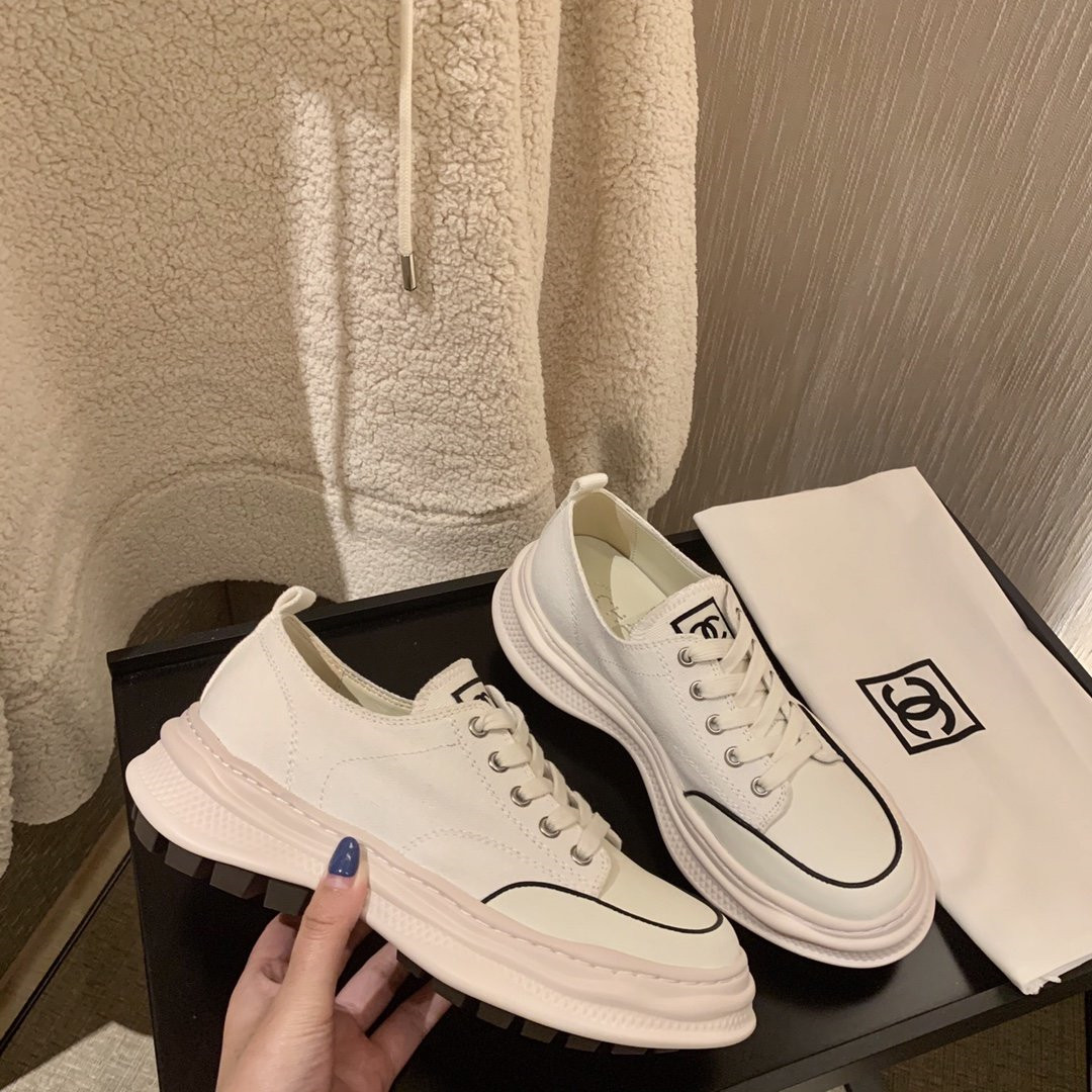 Best Replica chanel canvas sneakers - Colareps