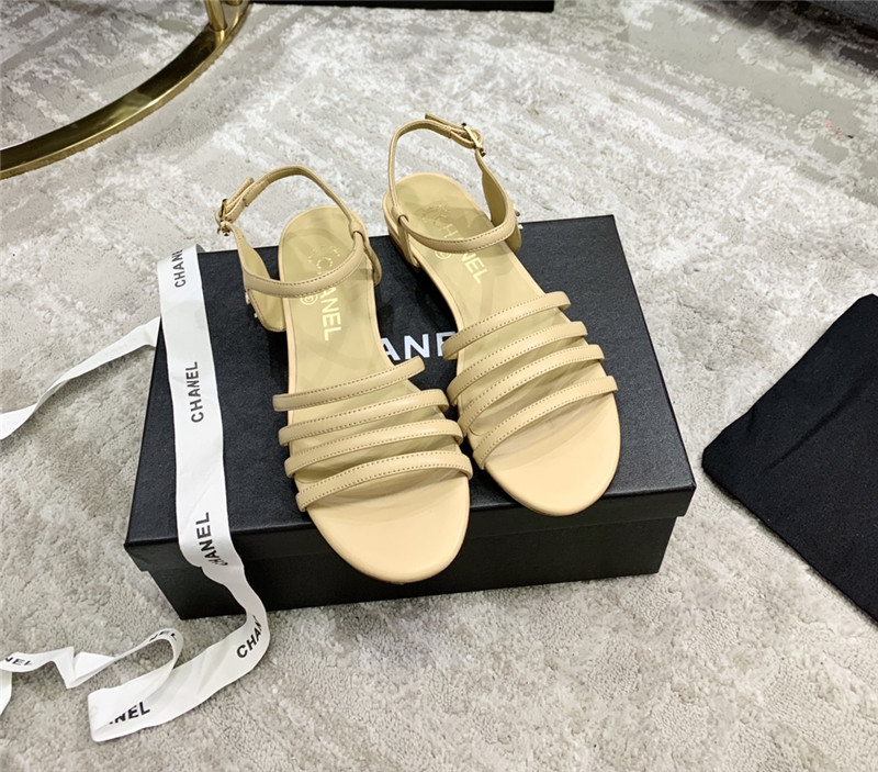 Best Replica chanel logo sandals - Colareps