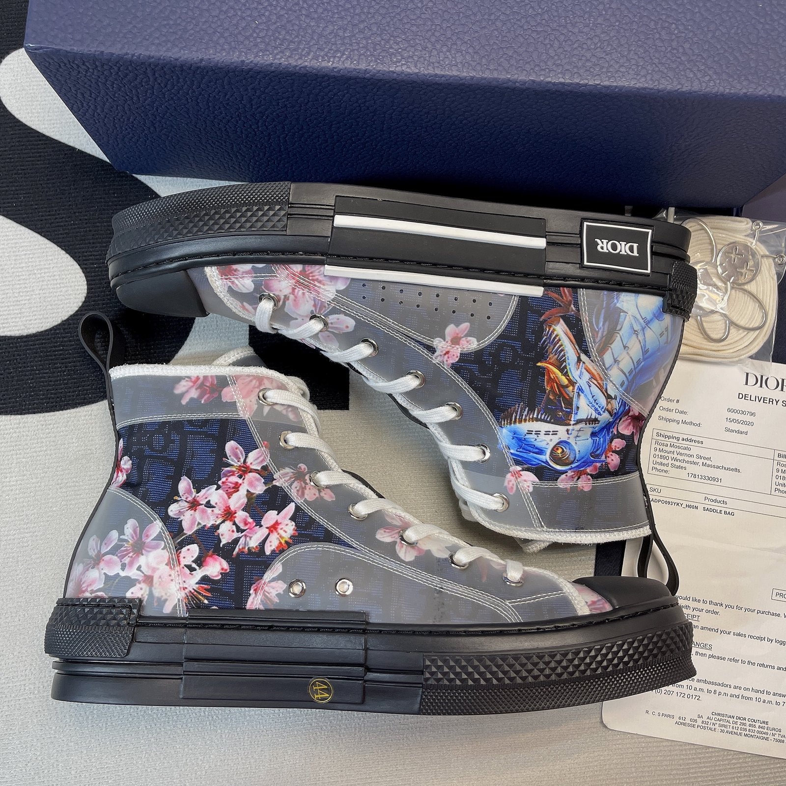 Best Replica Dior B23 High Top Sneaker 22 - Colareps