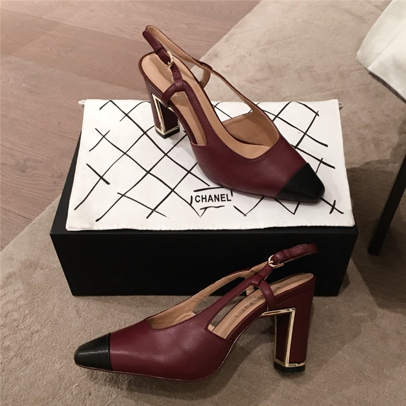 Best Replica chanel block heel sandals - Colareps