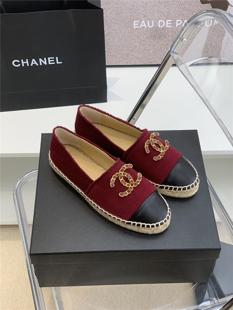 Best Replica chanel logo flat shoes - Colareps