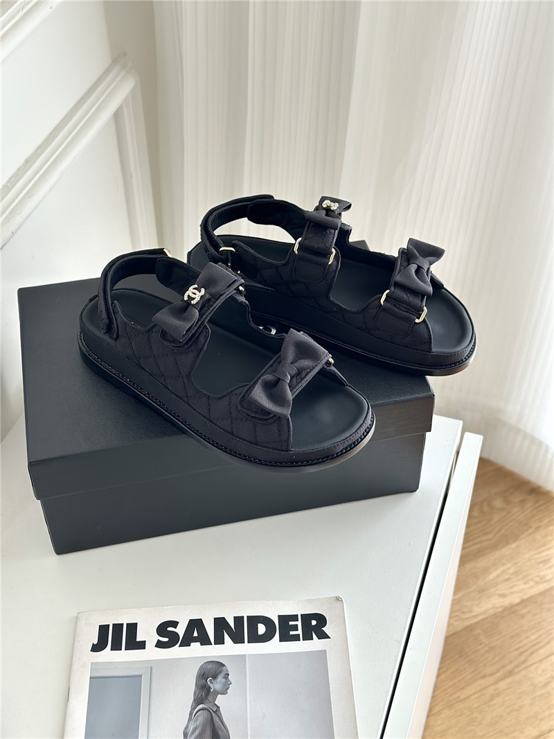 Best Replica Chanel new bow Velcro sandals - Colareps