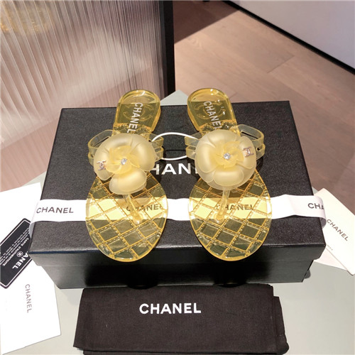 Best Replica Chanel Flat Dupes transparent sandals - Colareps