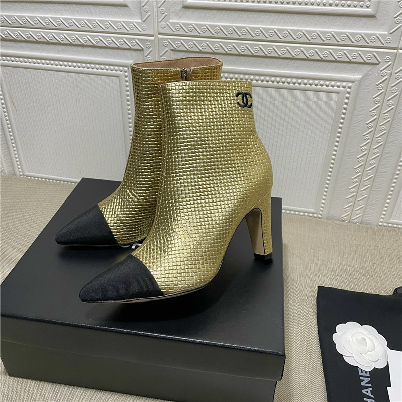 Best Replica chanel high-heeled ankle boots - Colareps