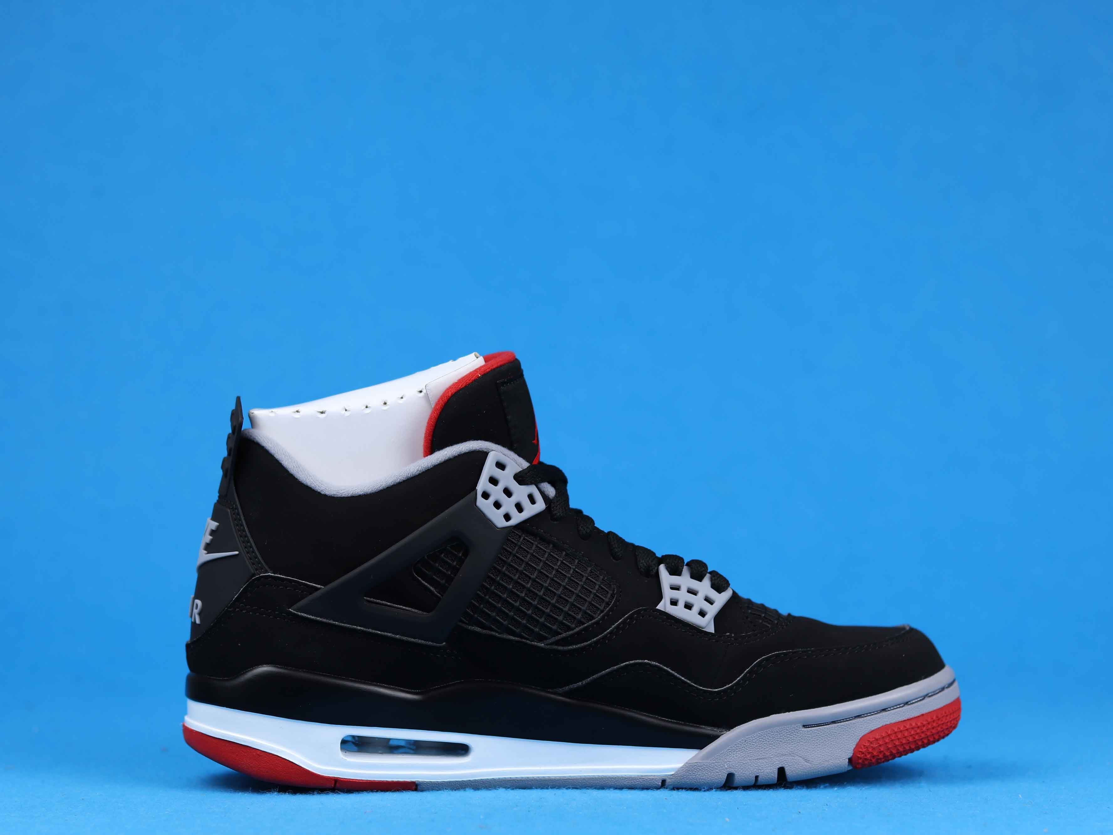 Best Replica Air Jordan 4 Bred Extended Size - Colareps
