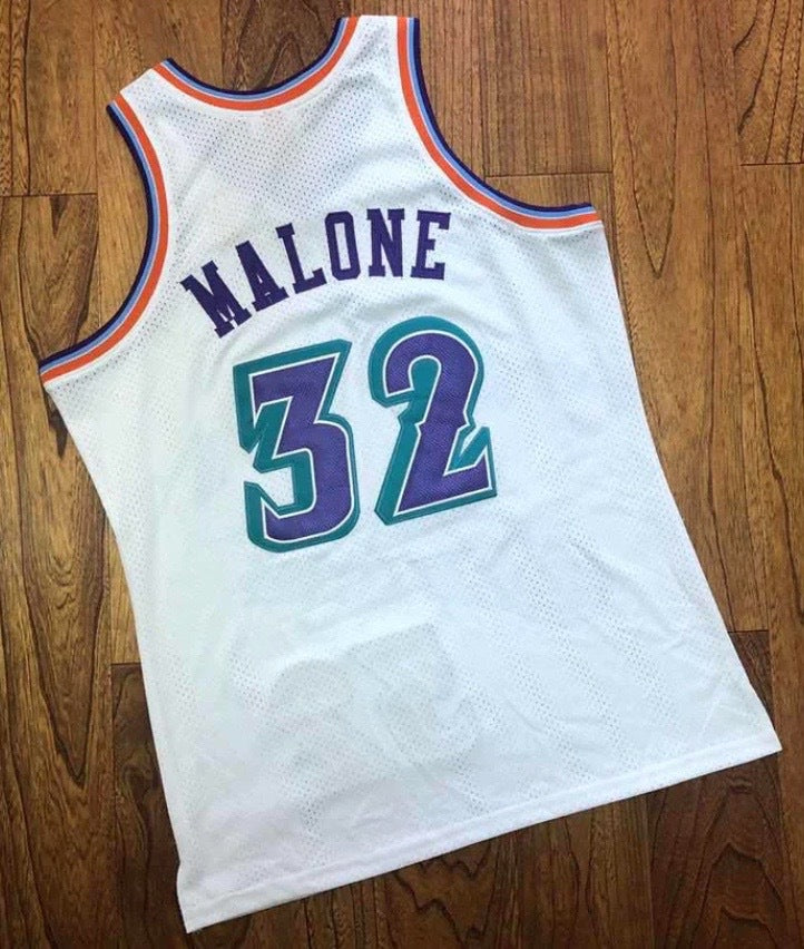 Best Replica KARL MALONE UTAH JAZZ THROWBACK JERSEY - Colareps