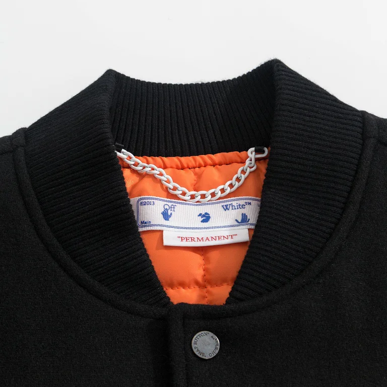 Best Replica Off White Real Leather Jacket - Colareps