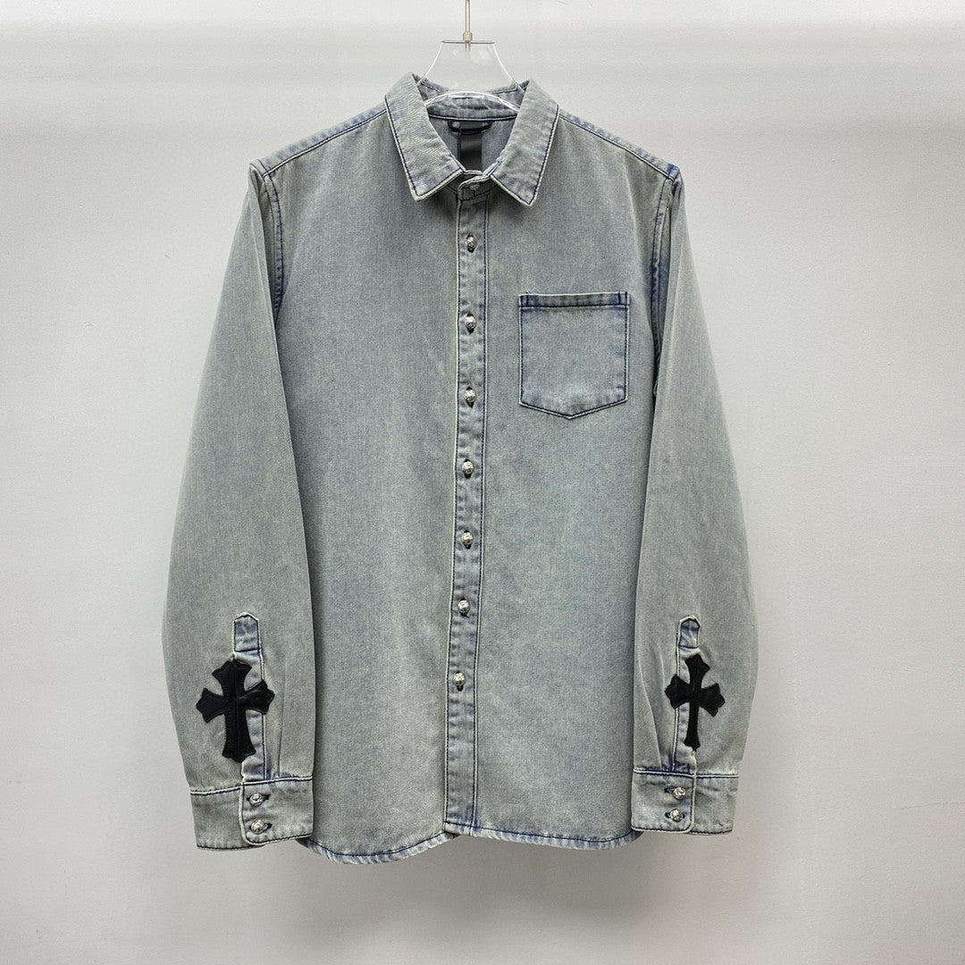 Best Replica Chrome Hearts Long Sleeve Shirt - Colareps