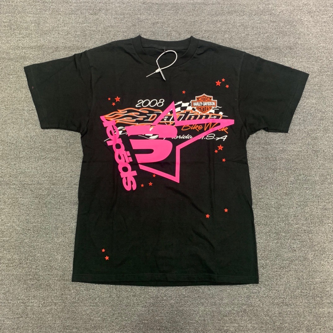 Best Replica Young Thug Sp5der Burn letter tee - Colareps