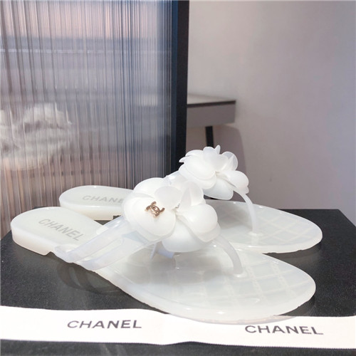 Best Replica Chanel Flat Dupes transparent sandals - Colareps