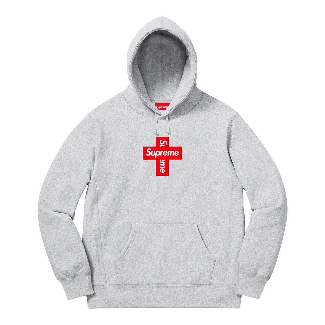 Best Replica SUPREME 20FW CROSS BOX LOGO HOODED SWEATSHIRT - Colareps