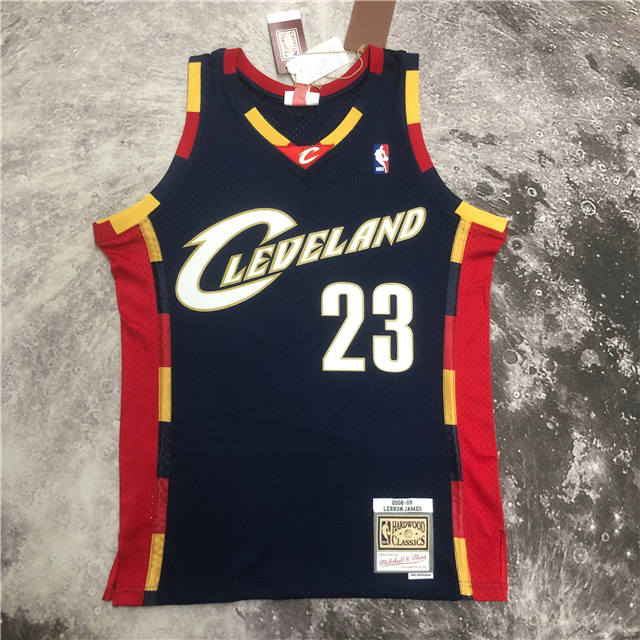 Best Replica LEBRON JAMES CLEVELAND CAVALIERS THROWBACK JERSEY (HEAT APPLIED) - Colareps