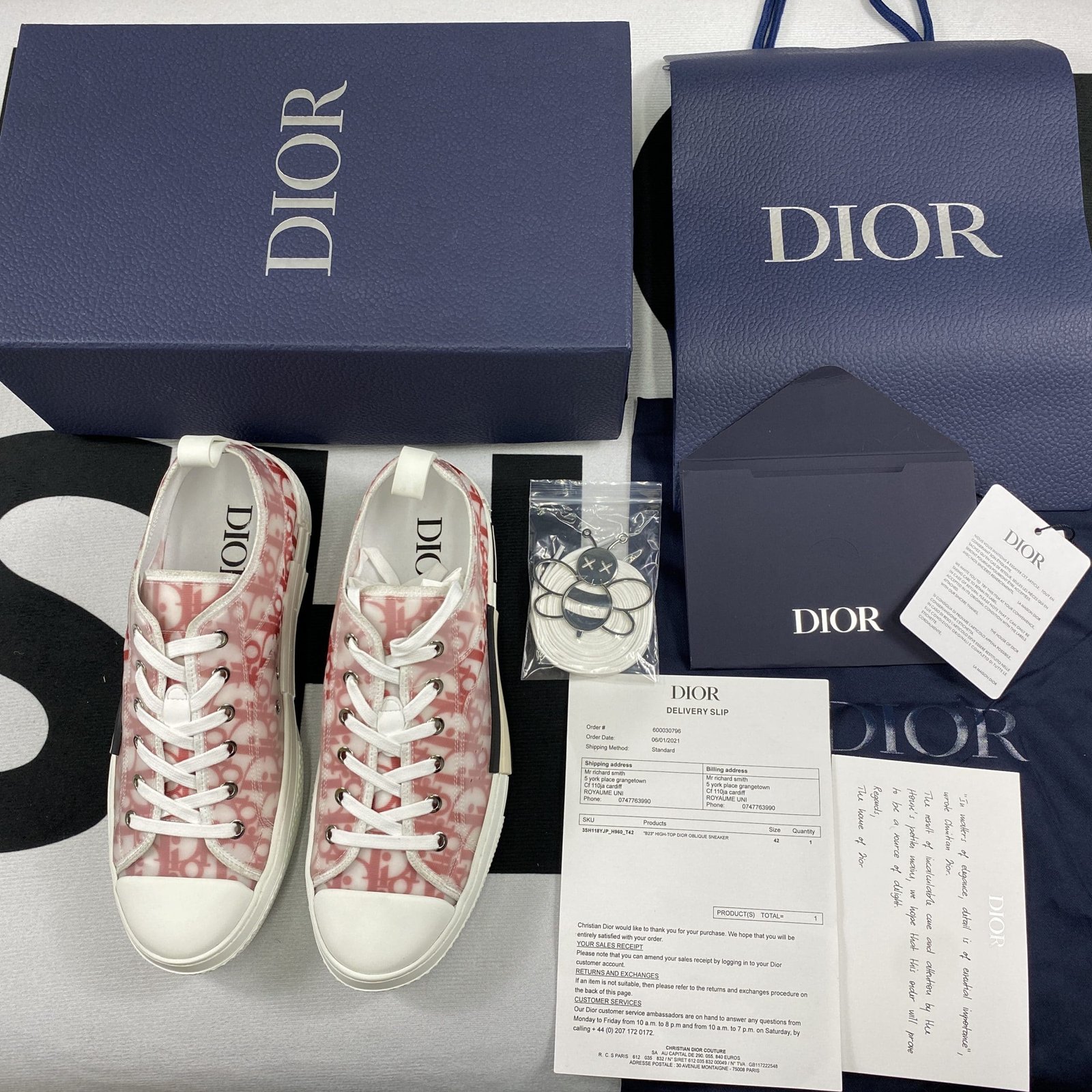 Best Replica Dior B23 High Top Sneaker 2 - Colareps