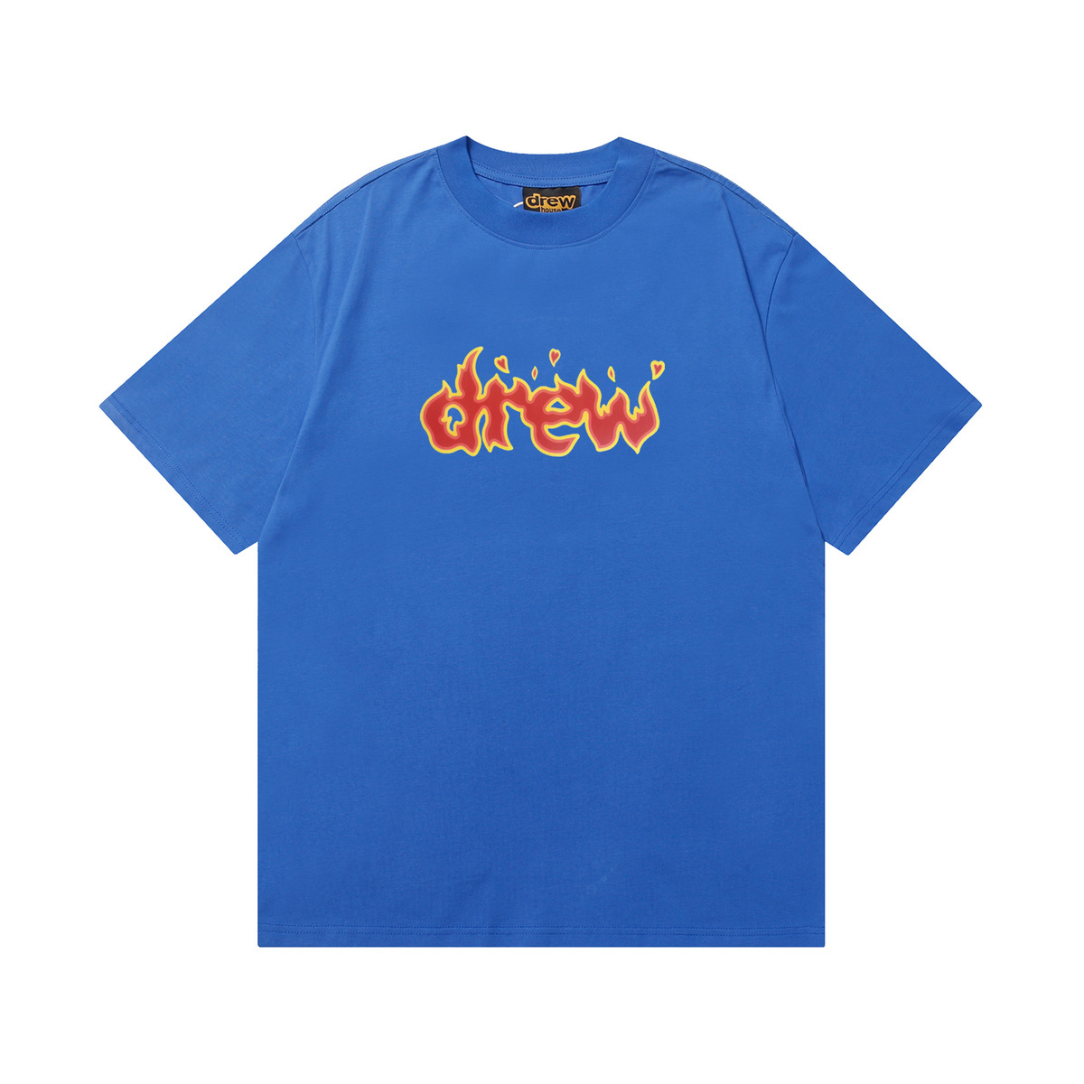 Best Replica Drew House Fire T-shirt Klein Blue - Colareps