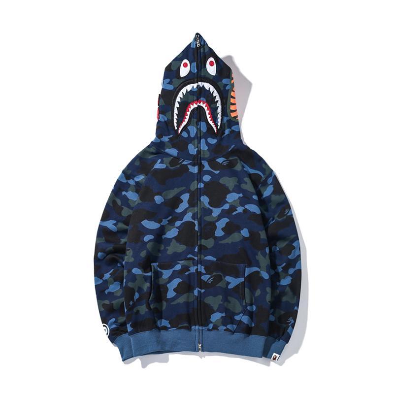 Best Replica BAPE 1st Camo Shark Full Zip Hoodie - Colareps